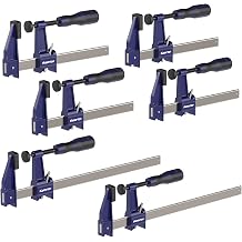 6PCS Steel Bar Clamps Set 4-Pack 6-Inch & 2-Pack 12-Inch