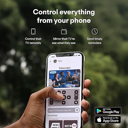 Miniatura 2 de Sistema de cuidado remoto JubileeTV para personas mayores mantente conectado a través de su televisor  Controla la TV de forma remota desde tu