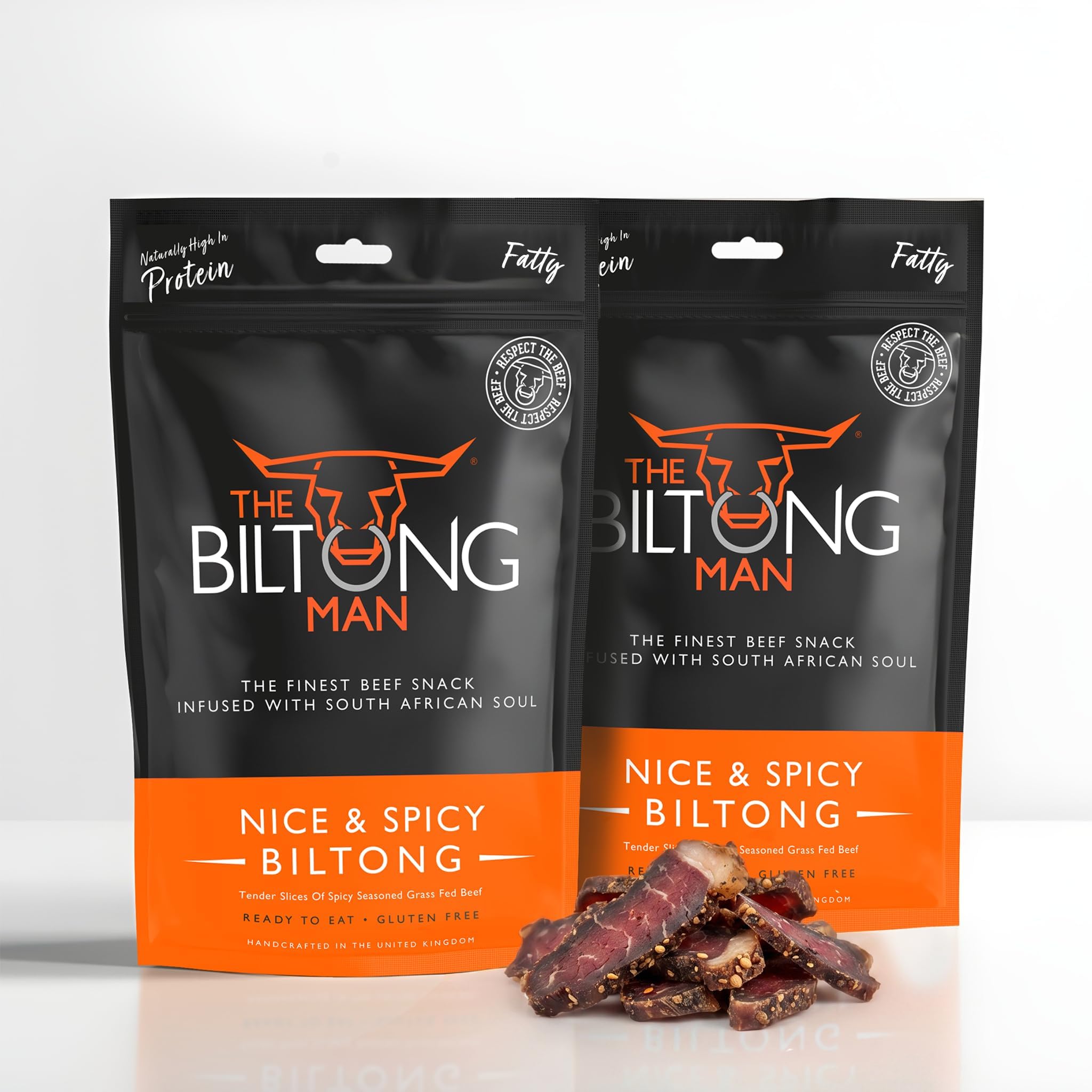 Nice n Spicy Fatty - High-Protein Beef Snack, 1000g (2 x 500g)