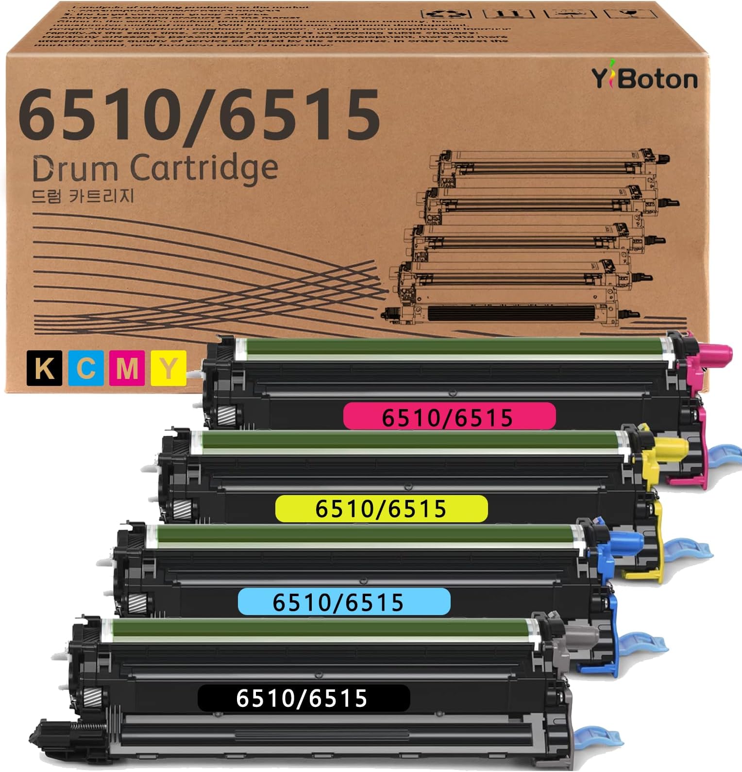4 Pack Phaser 6510/6515 Drum Units - Replacement Cartridges For Xerox WorkCentre Printers