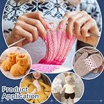 PH PandaHall 12pcs Ensemble d'aiguilles circulaires à tricoter, 4 Tailles Acier inoxydable Aiguilles circulaires de tricot 24cm Longueur Aiguilles courtes pour Chaussettes artisanales Chapeaux, Crocheter des animaux, Petits projets circulaires