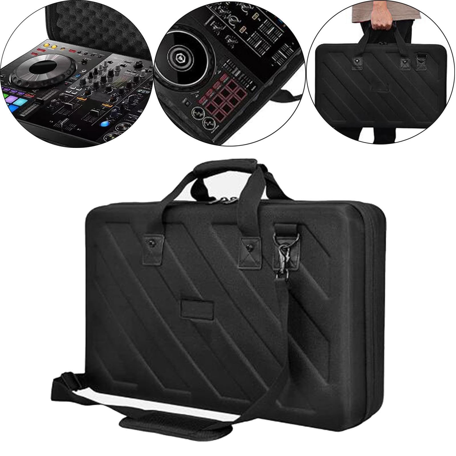 IOIUSKKU Estuche rígido con correa de hombro ajustable, estuche de EVA para controlador de DJ, apto para DDJSx DDJ-1000, bolsa de viaje ligera, bolsa de viaje