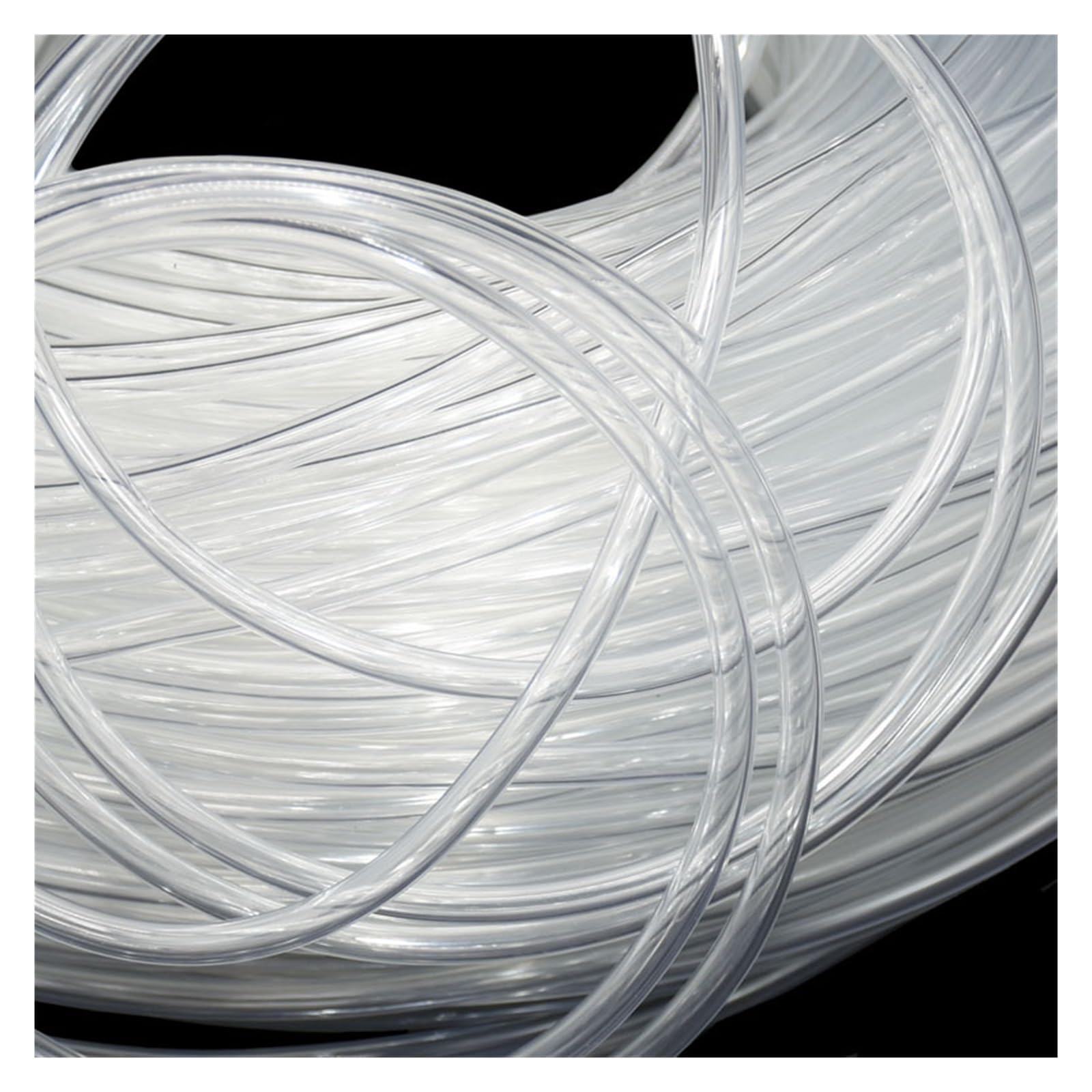 Elastyczny wąż ogrodowy PVC 1/4" przezroczysty, rozciągliwy, 4/7" wąż do nawadniania kropelkowego, 20m 30m(30m)
