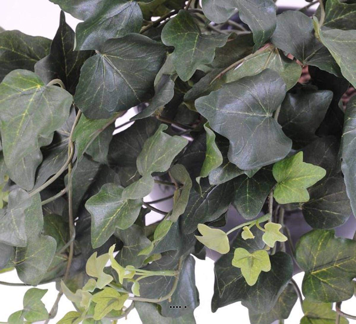 Ghirlanda di edera artificiale inglese, anti-UV, lunghezza 200 cm, colore: verde