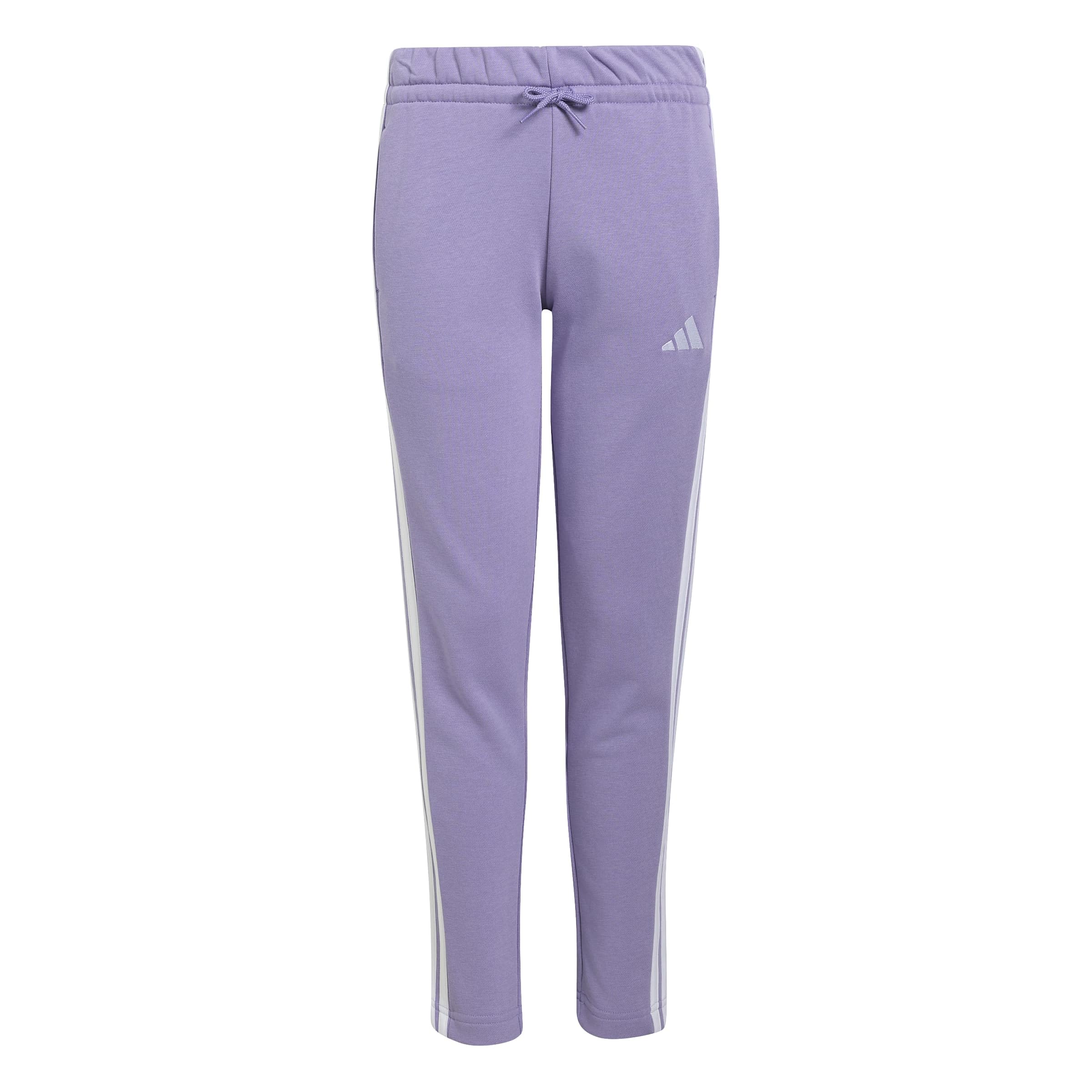 adidas Girl's Essentials Pants, Magic Lilac/White, 11-12 Years