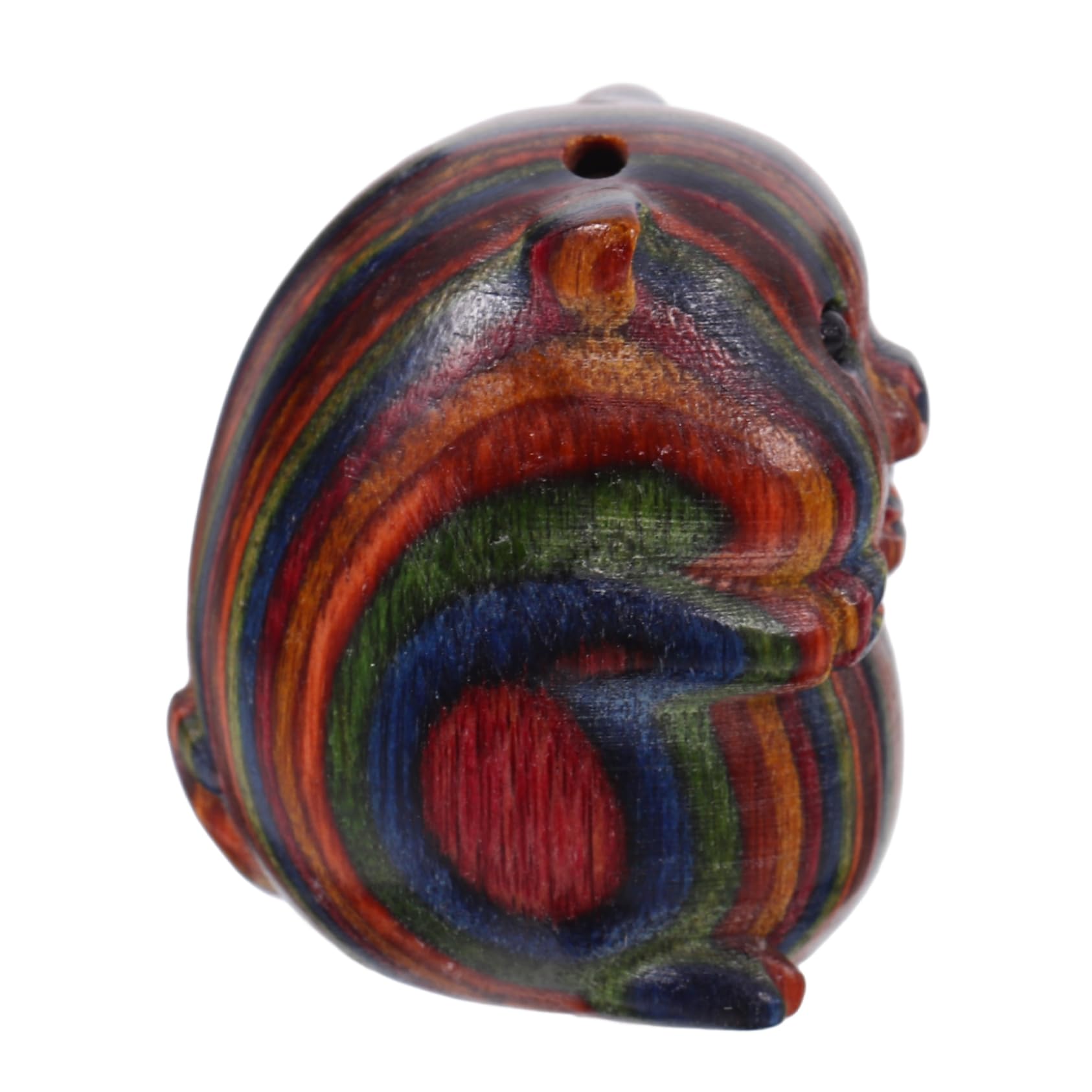 Pendentif cochon Amosfun en bois pour porte-clés et déco de table