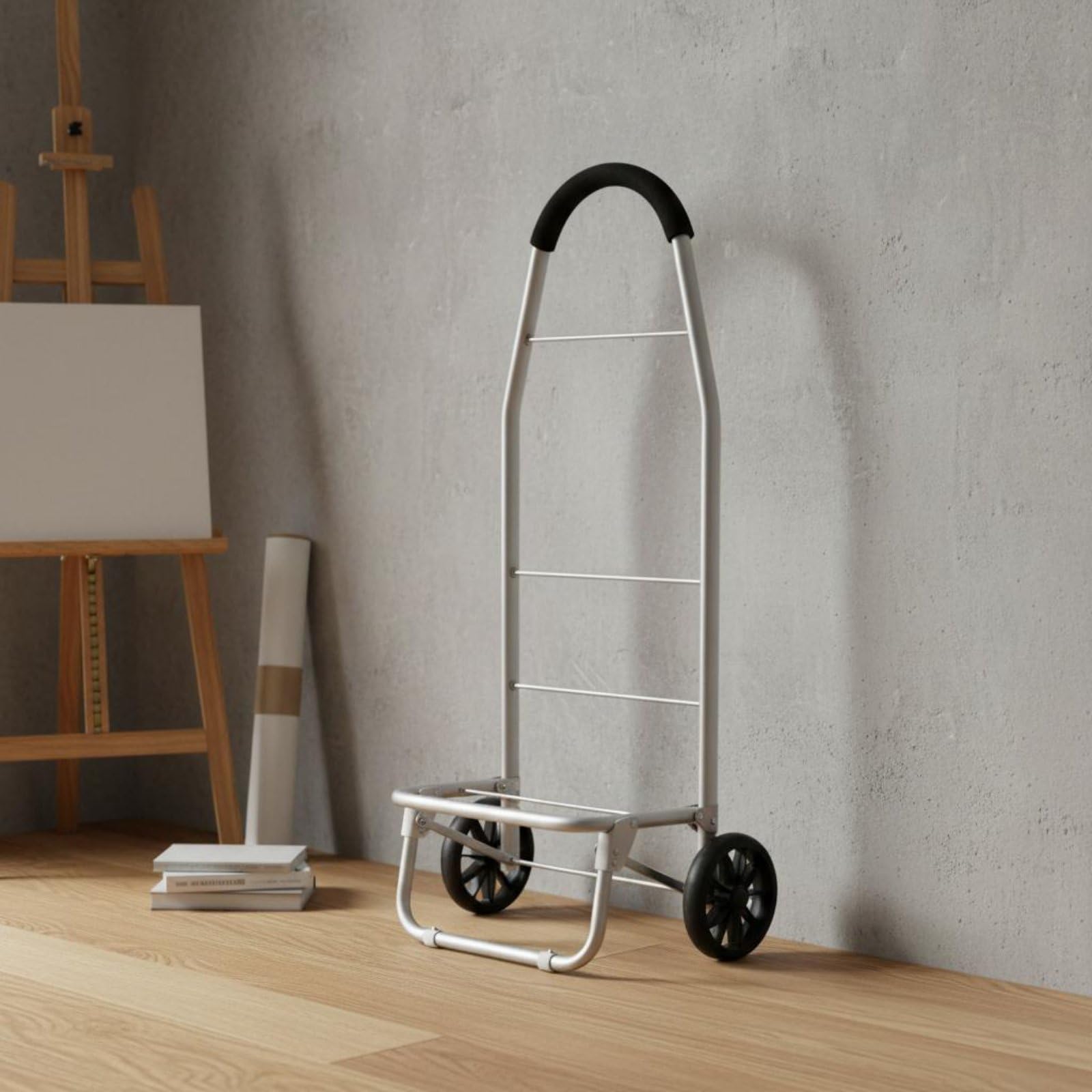Carrello Alluminio Carrello per Pittori Carrello Disegno Sedia a Rotelle Pieghevole Telaio Leggero in Lega di Alluminio Facile da Riporre Adatto per Esercitazioni Uscite Creative Studio