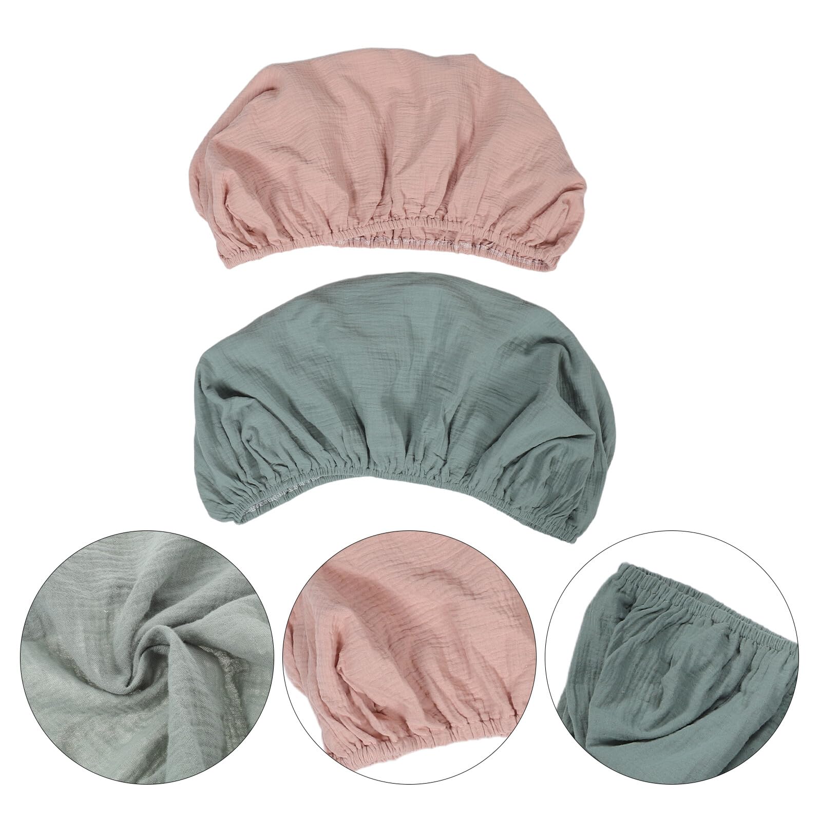 2 Piezas Sábanas Bajeras para Cuna de Ñiño de Muselina de Hilo, Fácil Instalación y Reemplazo, Juego para Ropa de Cama en Guardería