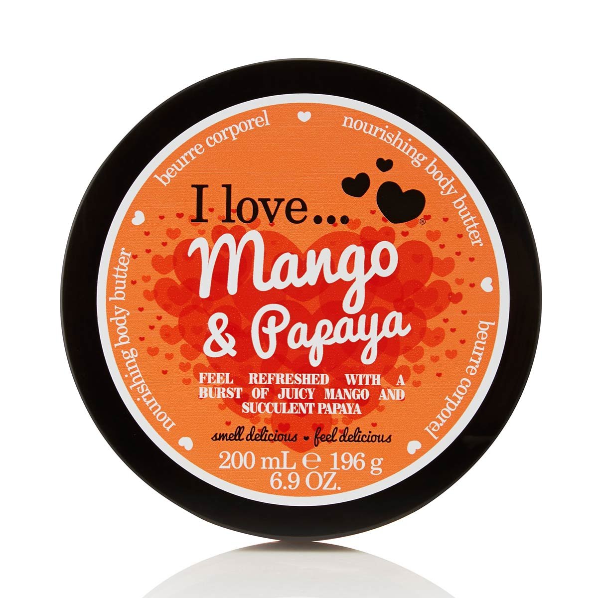 I Love Mango & Papaya Body Butter, 87% Naturally Derived Ingredients, Shea Butter & Coconut Oil for Soft Hydrated Skin - Image 2