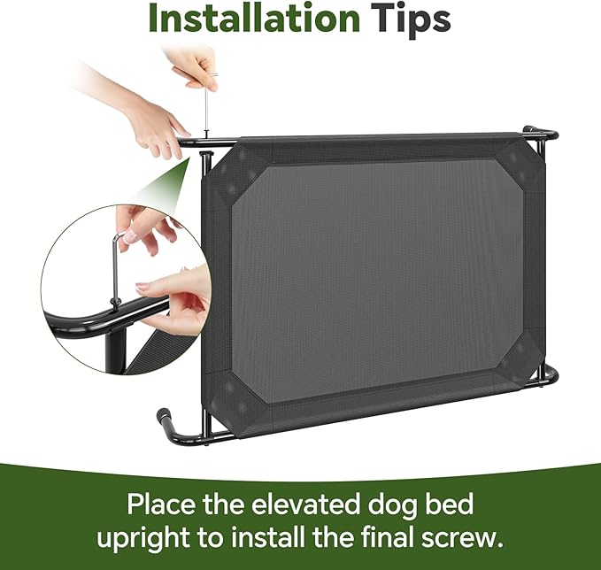 Cama Elevada para Perro Grande Refrescante con Base Antideslizante miniatura 5