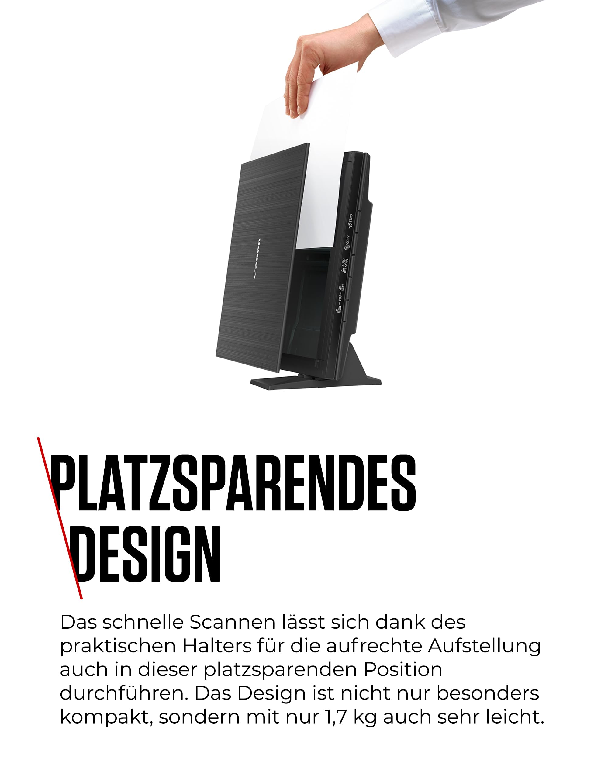 Canon Lide 400 Scanner A4-Flachbett CIS 4800x4800 DPI USB schwarz