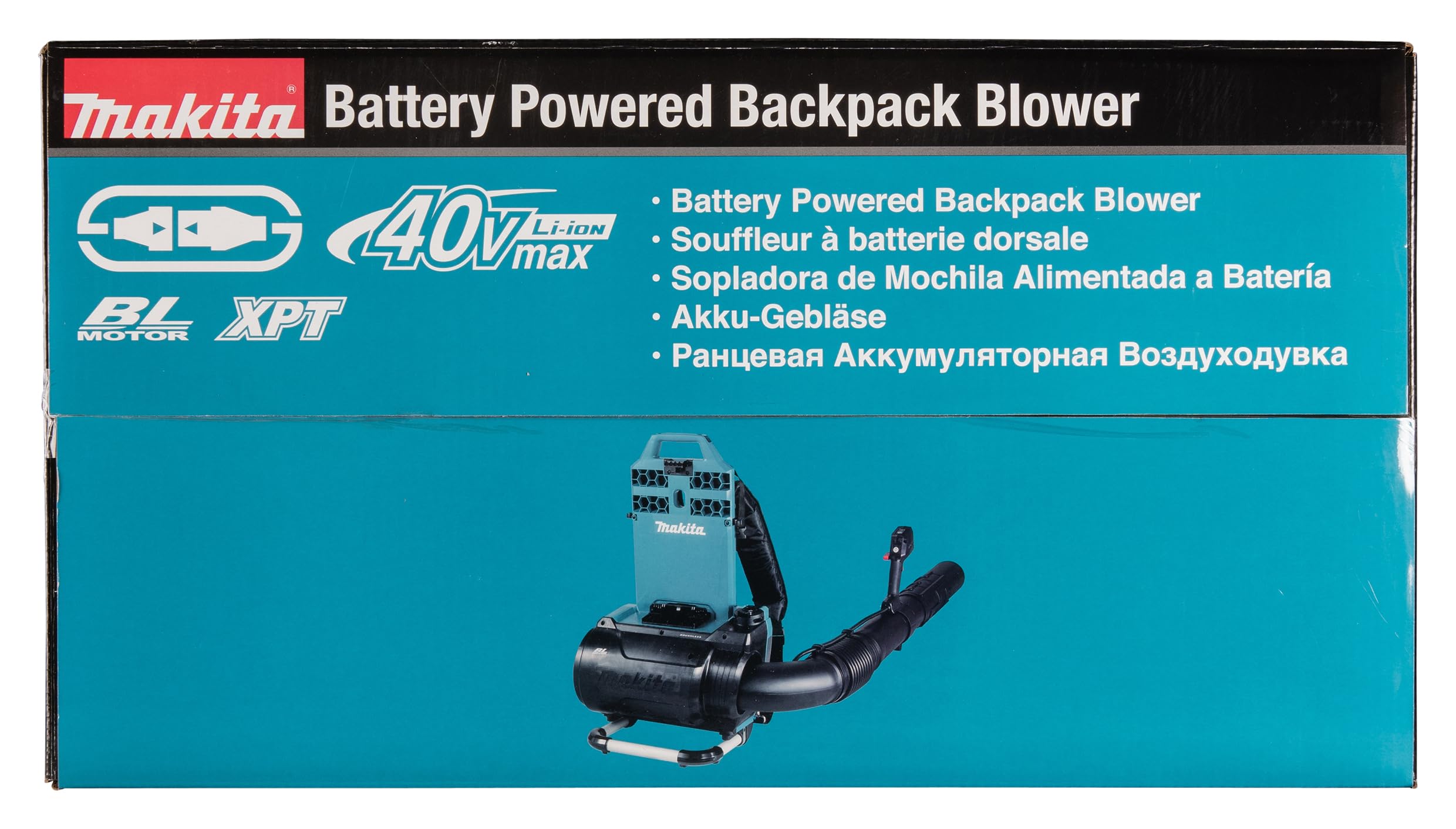 Makita UB002CZ 36V Li-ION LXT Balais Sac à Dos Souffleur - Sac à Dos Batterie et Chargeur Non Inclus