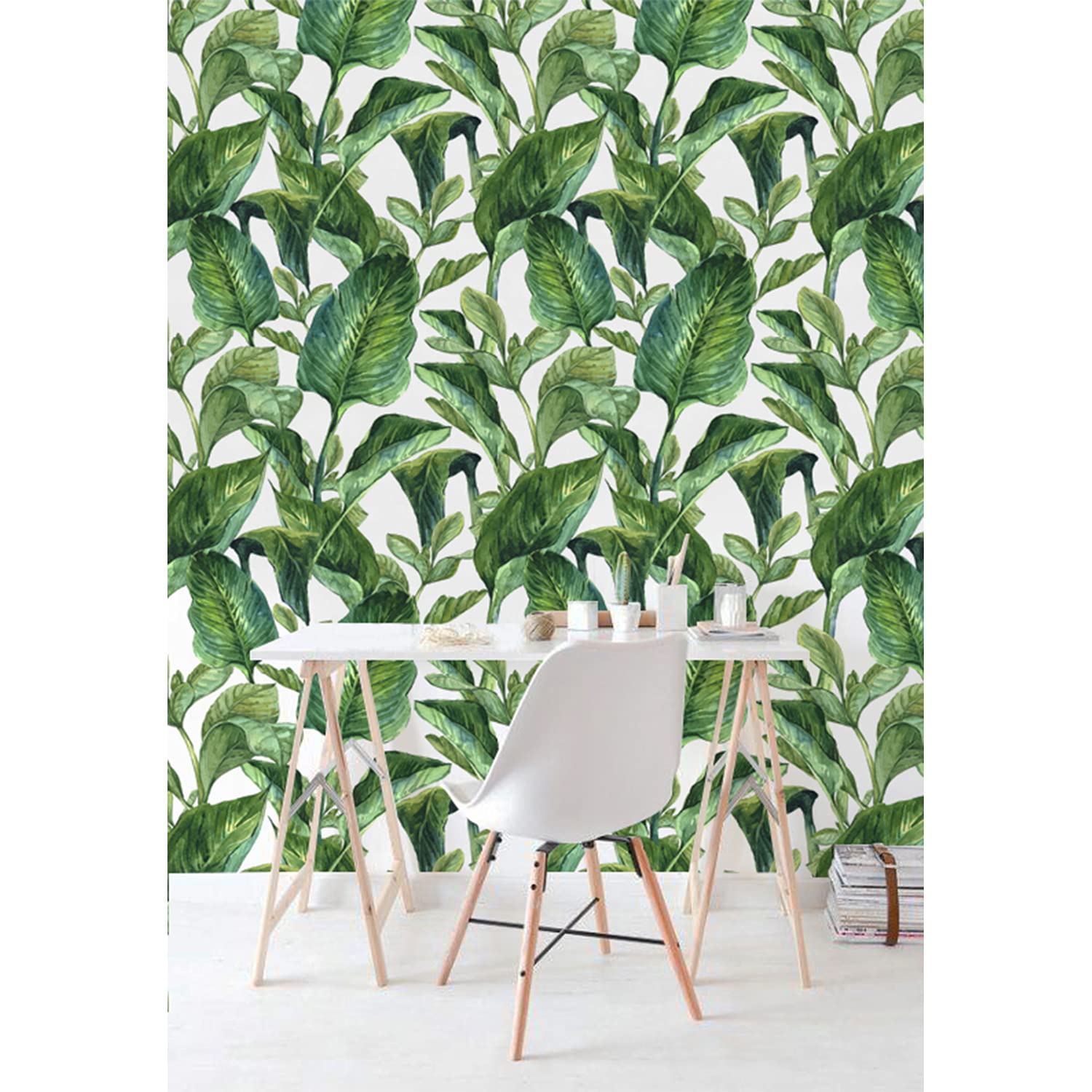 Papier peint auto-adhésif Coloray motif banane pour décoration murale de cuisine et meuble
