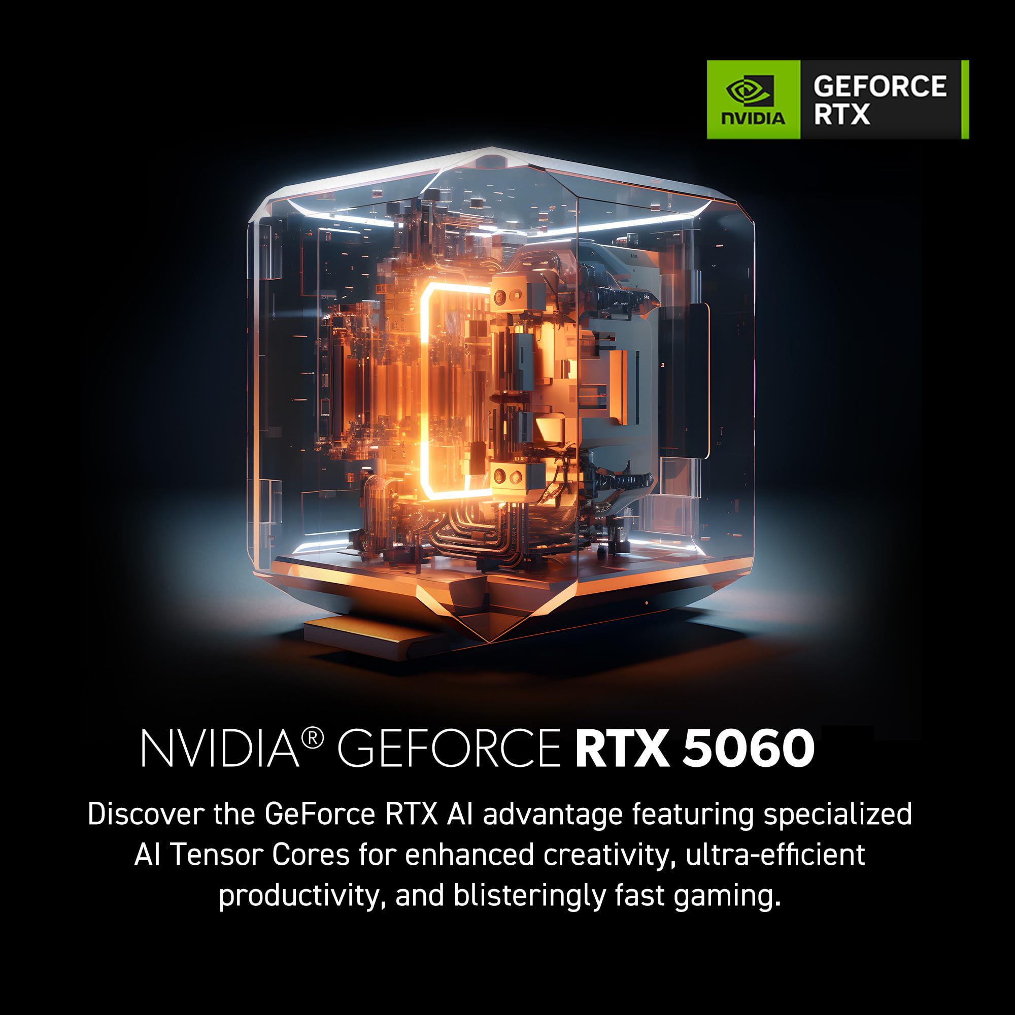 MSI Codex R2 Gaming Desktop: Intel Core i5-14400F, Geforce RTX 5060, 16GB DDR5, 1TB m.2 NVMe SSD, 80+ Gold PSU, WiFi 6E, ARGB Ventilador de refrigeración por Aire, Windows 11 Home: A14NVL5-454US
