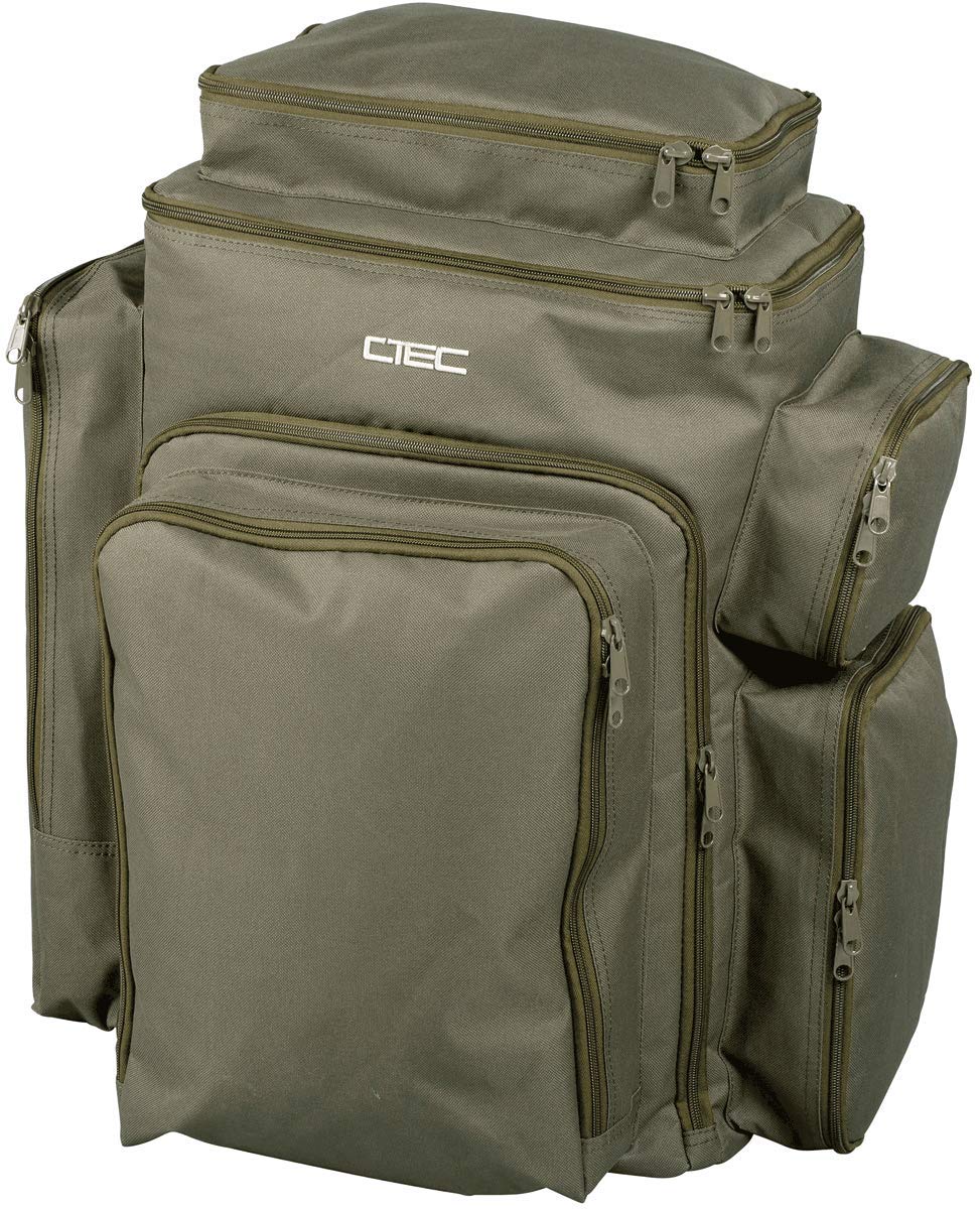 Spro C-Tec Square Backpack – Zaino Da Pesca Quadrato, 45x40x20 Cm, Per Brevi Uscite E Pescatori Mobili