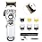 BESTBOMG Updated Professional Hair Clippers Cordless Hair Haircut Kit Rechargeable 2000mAh Hair Beard Trimmer Haircut Grooming Kit with 6 Guide Combs & for Men/Father/Husband/Boyfriend