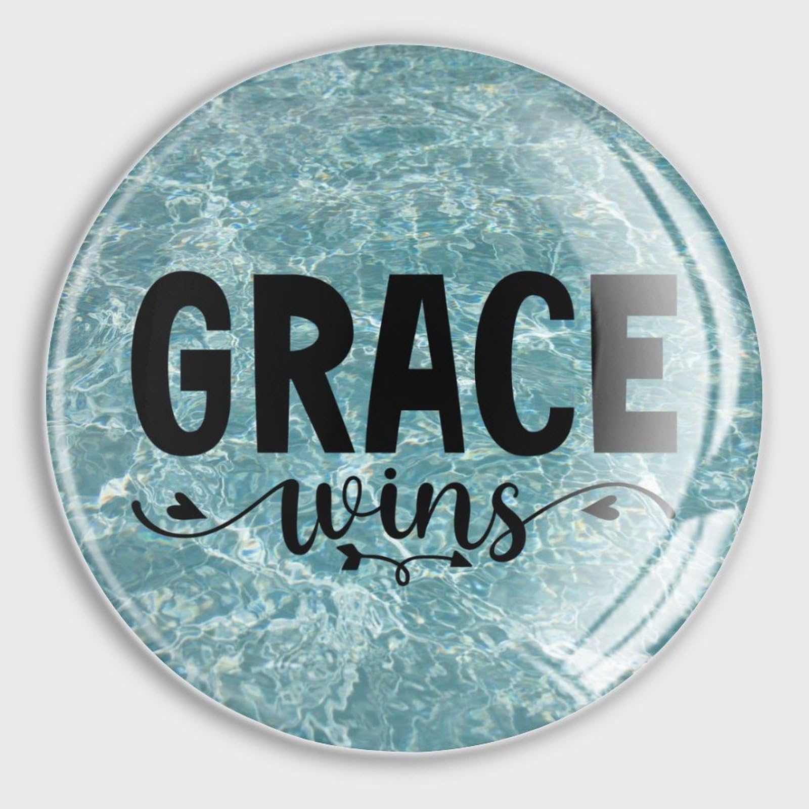 Imanes para pizarra blanca anticaídas pequeños de cristal Grace Wins pack de 4
