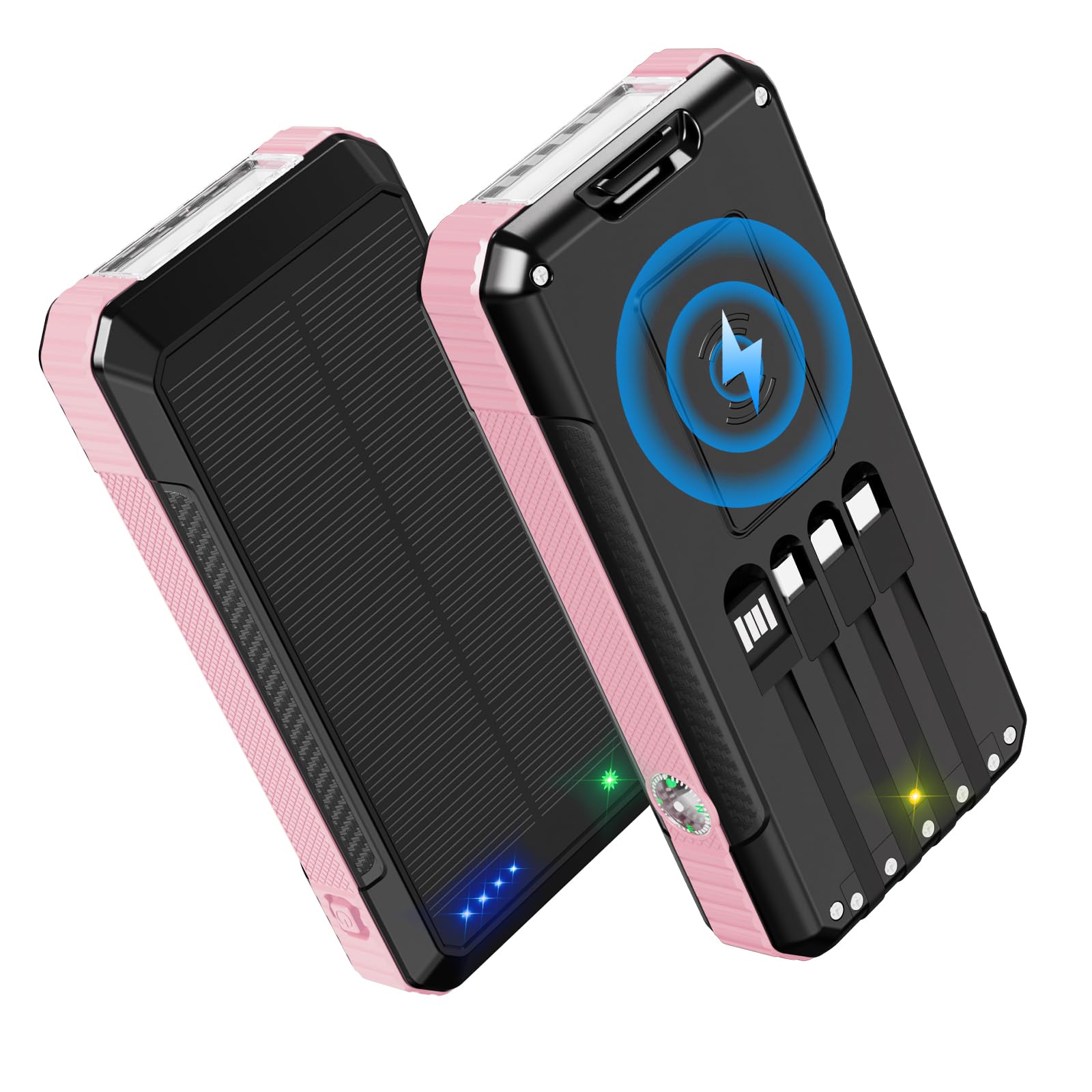 Amazon.com: FCJZX Solar Power Bank 49800mAh, Portable Charger with