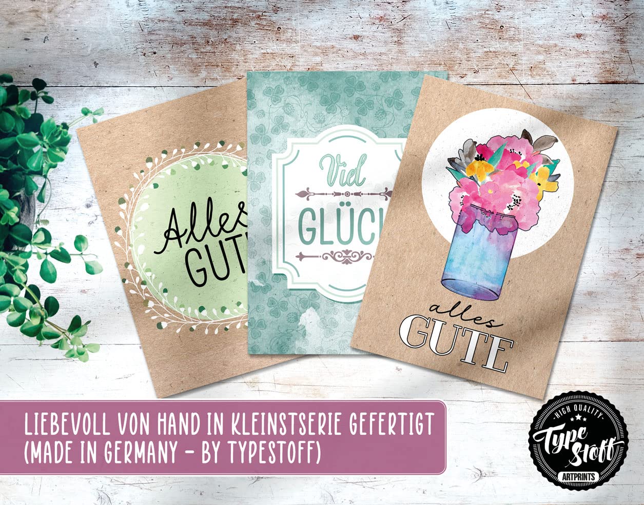 Set van 20 stuks quote kaarten ''every day'' A6