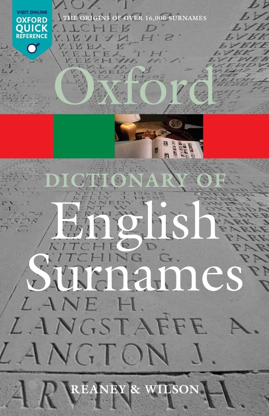 A Dictionary of English Surnames
