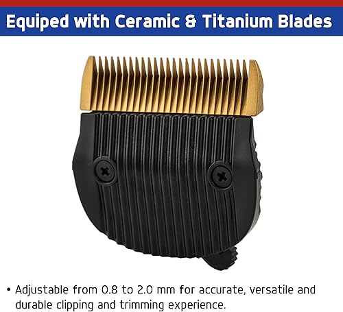 Miniatura 3 de Liveryman KARE-PRO - Cortadora y recortadora para caballos y mascotas - Cuchillas de acero recubiertas de titanio KARE-PRO 50