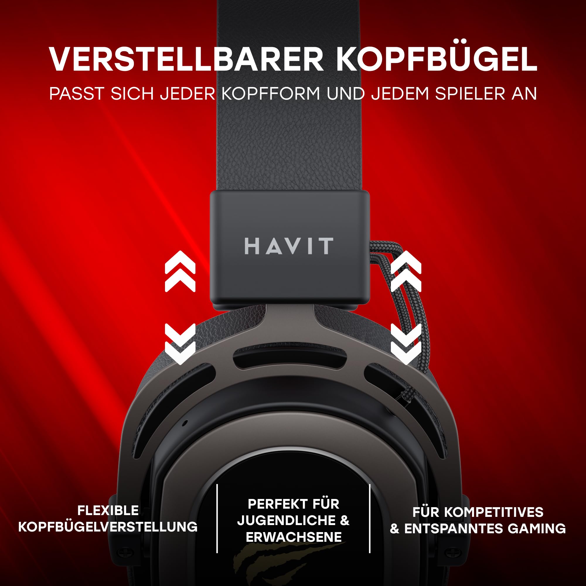 havit Casque de Jeu H2008d