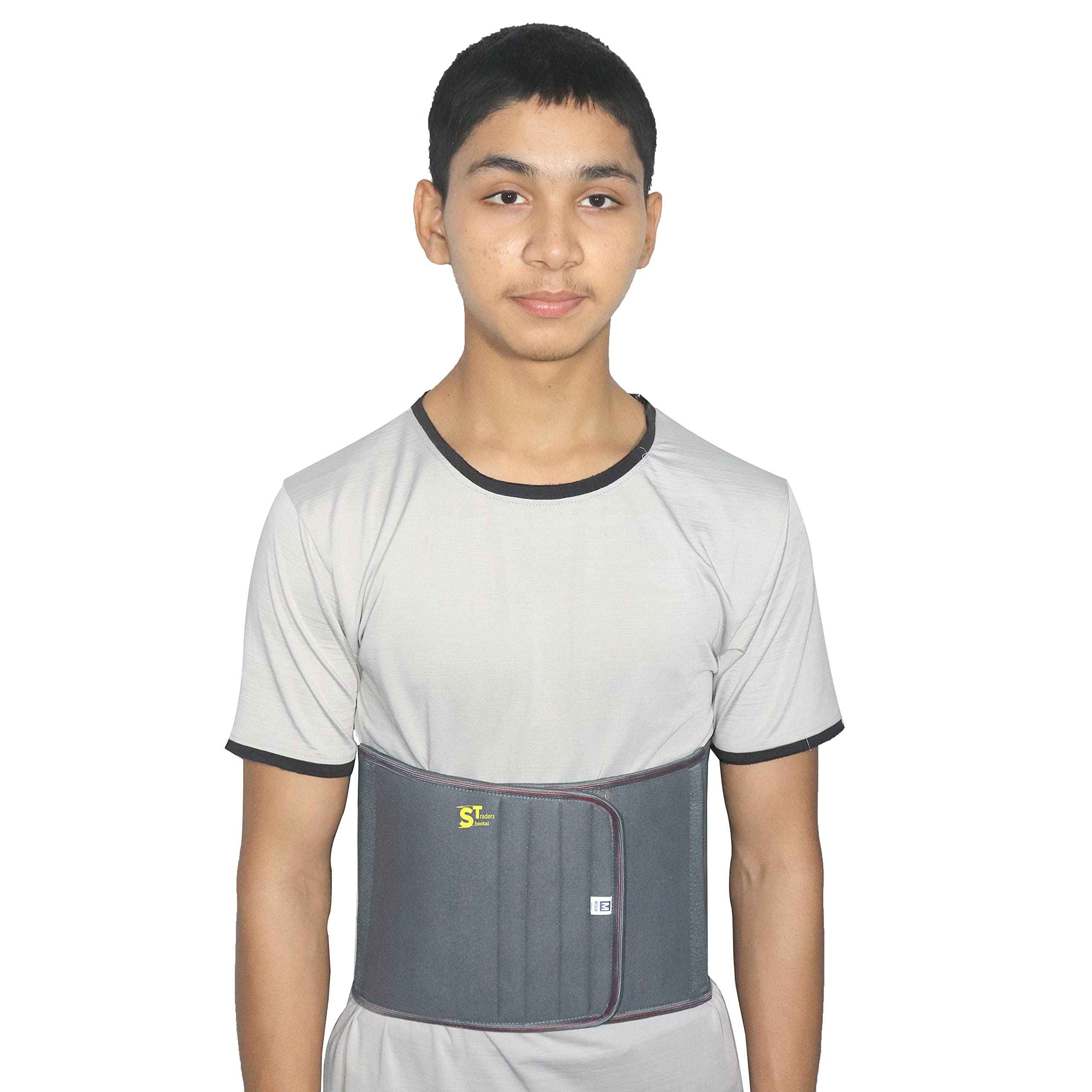 Abdominal Supoort Belt Binder for Tummy Trimming Exercise Compression & Support to Abdominal Slimming Men & Women (XXL)-image-5