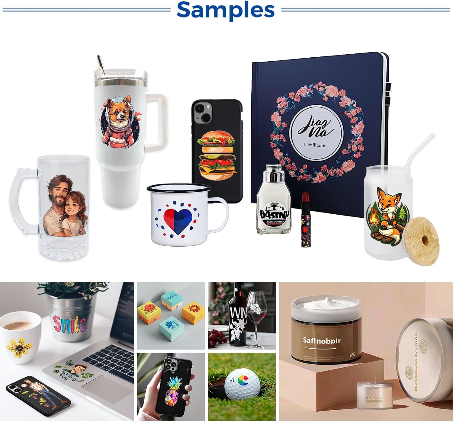 Printer Film DTF UV Printing Film PET Transfer Film A3 Size for UV Printers 100 Sheets (A Film)