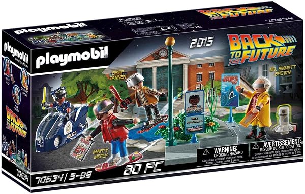 PLAYMOBIL Adventskalender 2021-70574 Back to The Future mit Sammelfiguren und Zubehörteilen der Science-Fiction-Triologie hinter jedem Türchen, 97-teilig, Ab 5 Jahren - 5