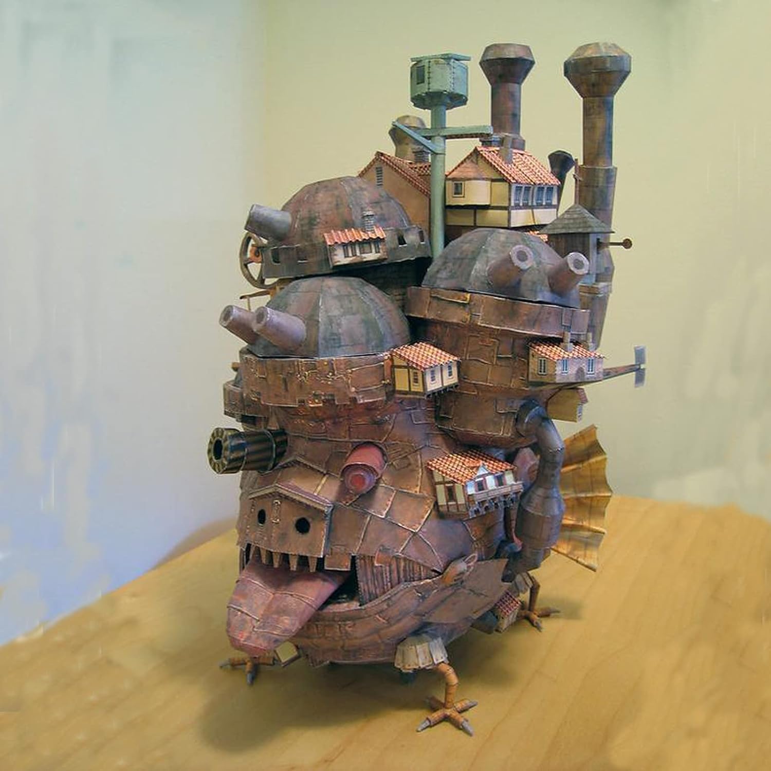 NZPOST Hayao Miyazaki Howl's Moving Castle Land Versione DIY Artigianato Carta Modello KIT