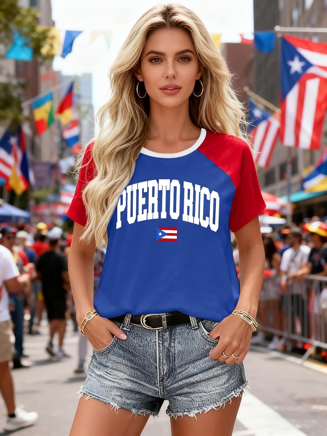 Puerto Rico Shirts for Women Boricua Puerto Rican T Shirt Casual Short Sleeve Graphic Tee Tops - Image 2