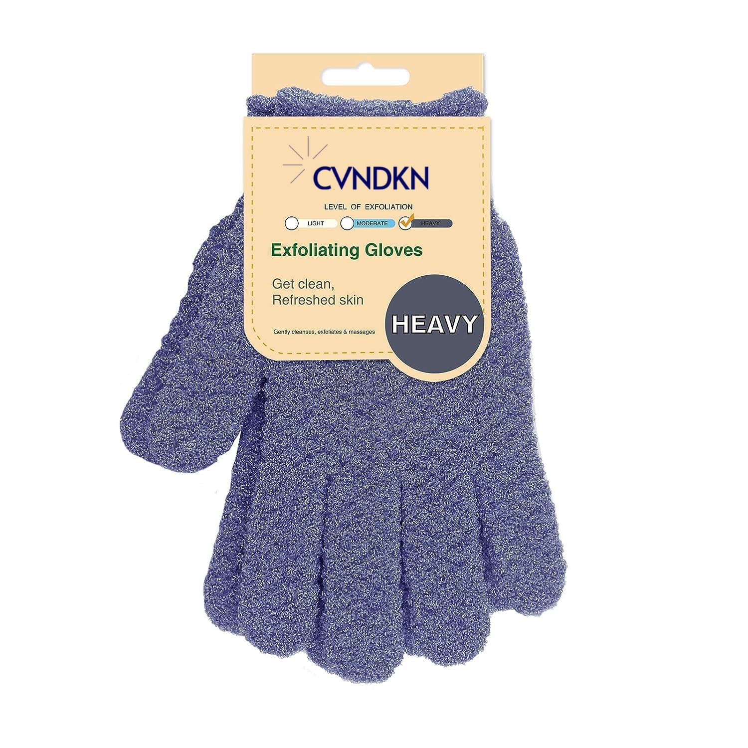 CVNDKN 1 Pair Exfoliating Gloves,Shower Glove for Women Men,Wash Gloves for Shower,Deep Cleansing Exfoliating Mitt Bath Glove Wash Dead Skin Remover Exfoliate Body Scrubber (Sky Blue)-image-28