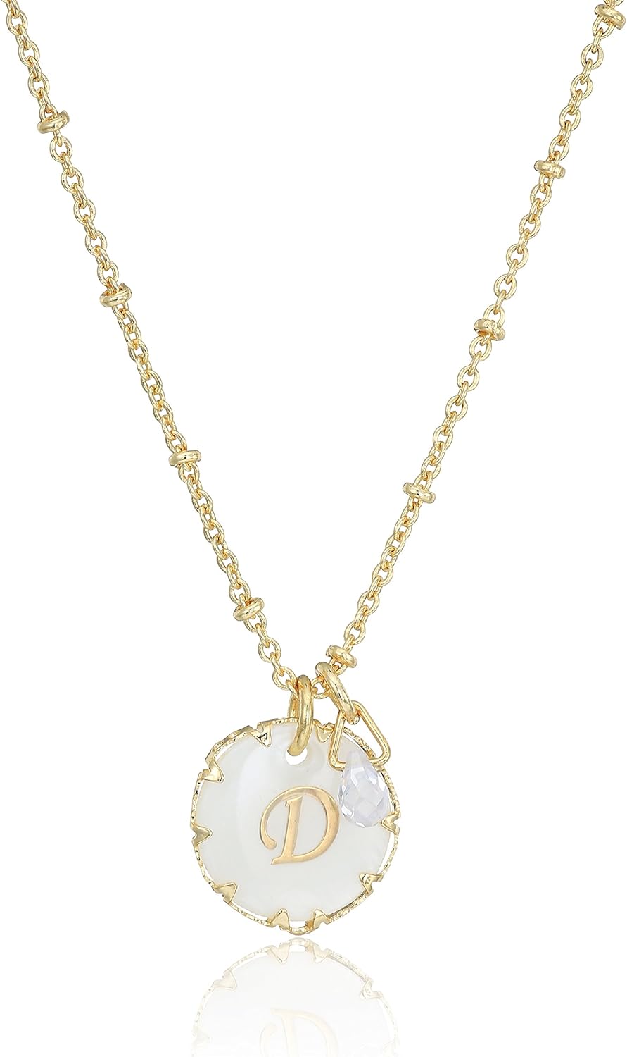 Lonna & Lilly Gold Toneinitial Pendant Necklace, D