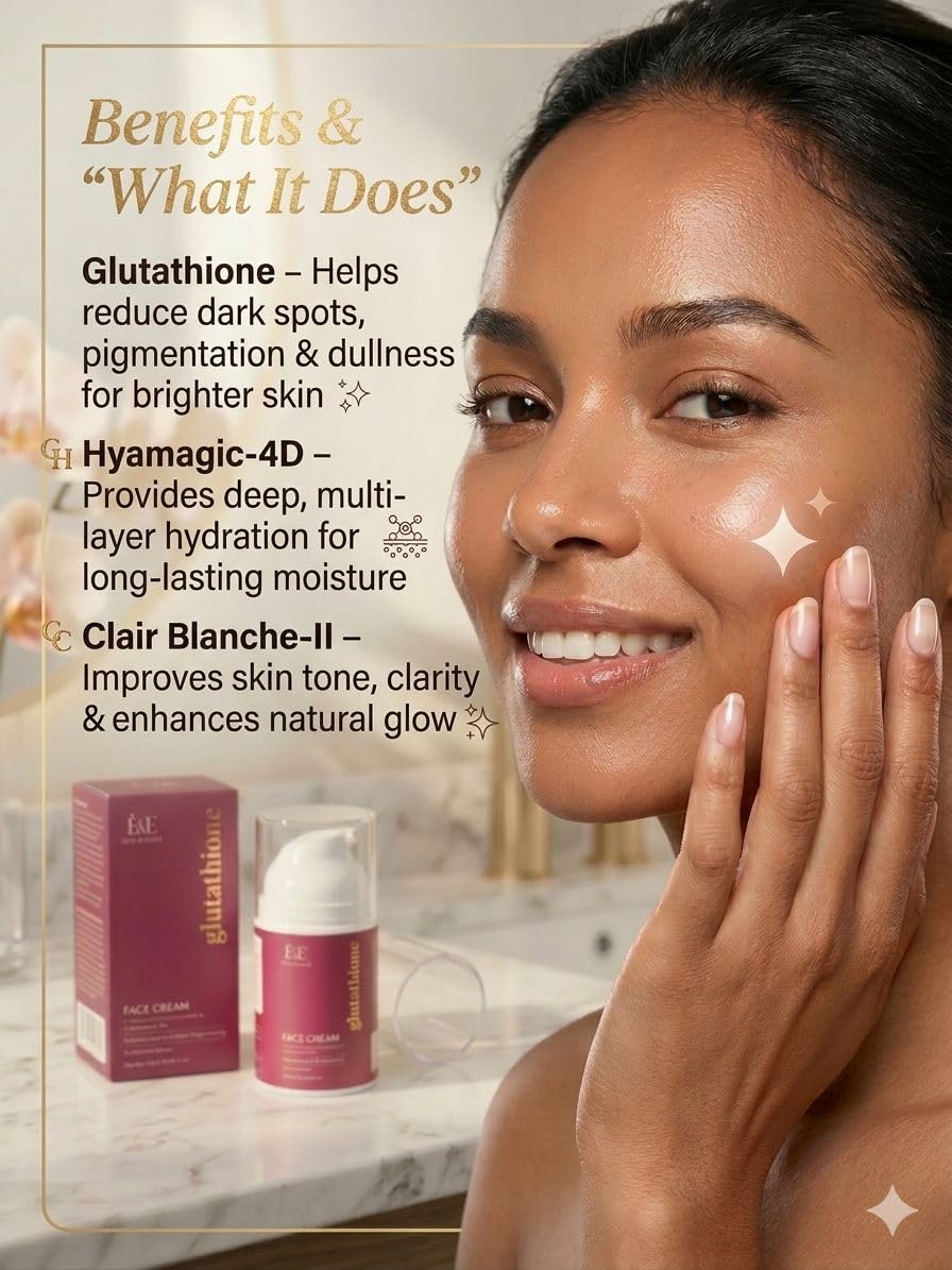 does glutathione reduce dark spots Elil & Elite Glutathione Face Cream | Skin Brightening & Dark Spot Removal Cream