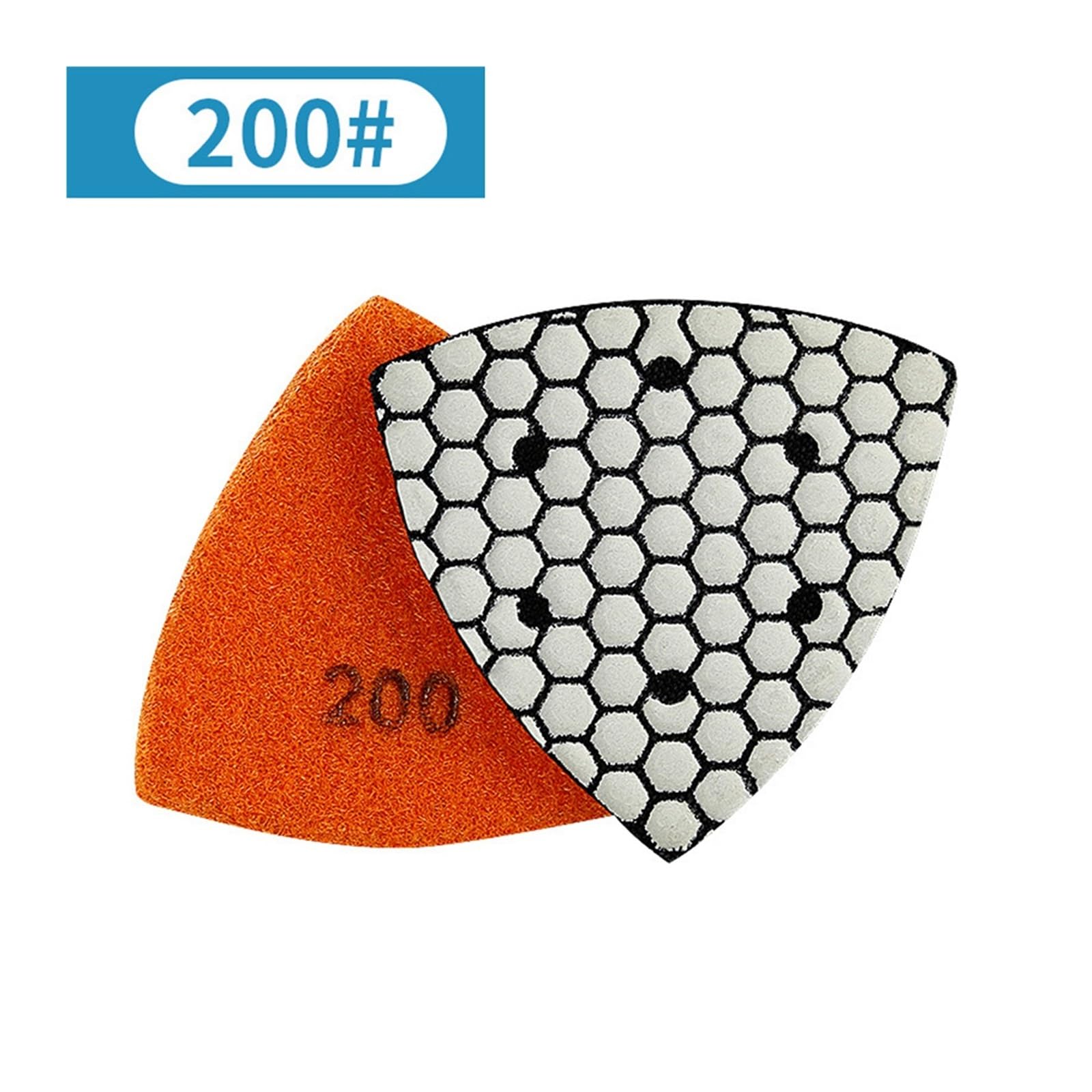 Mola lucidante per smerigliatrice da banco, Dischi abrasivi diamantati a secco for granito, marmo, cemento, pietra, 90 mm, 1/7 pezzi(200 Grit 1pcs)
