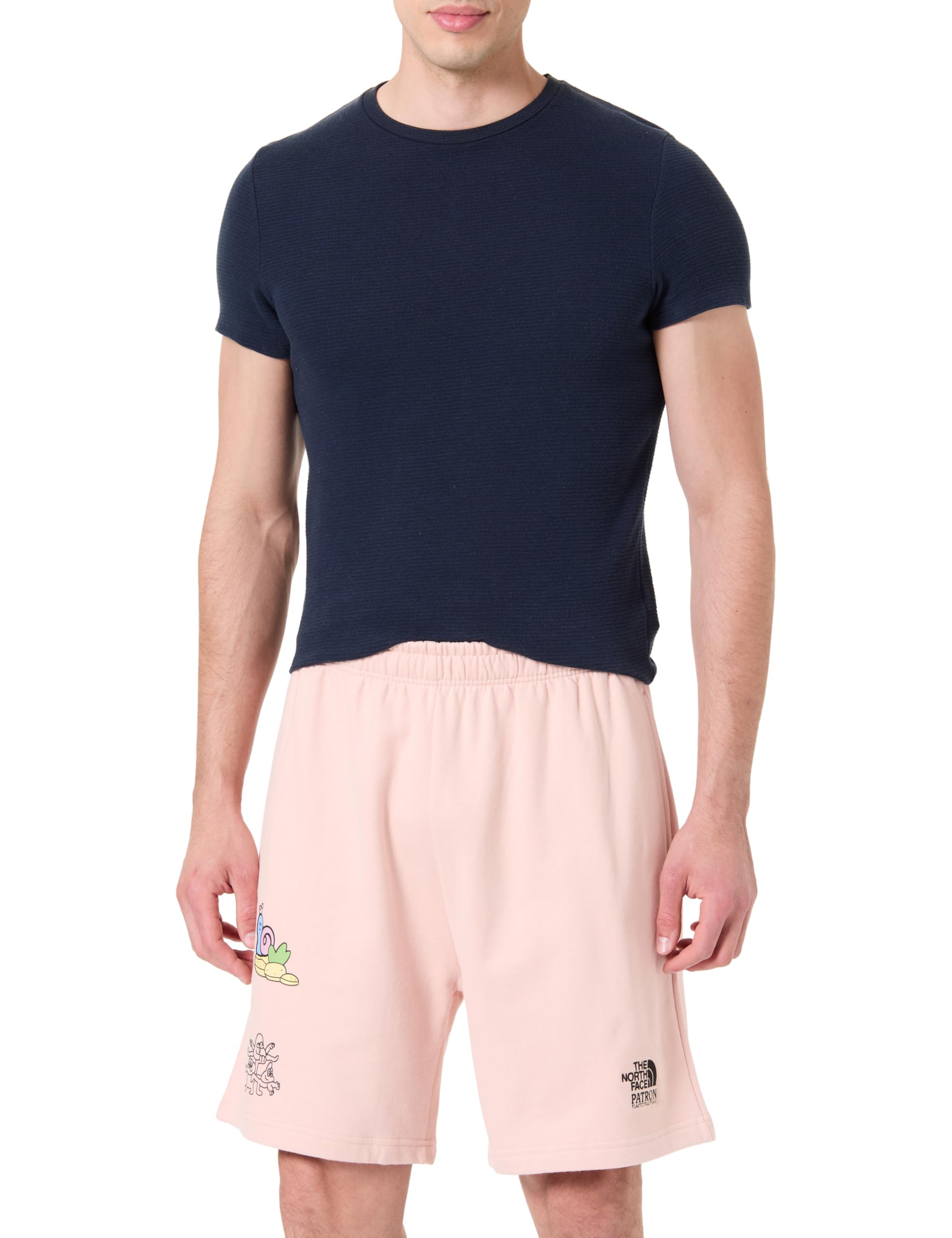 The North Face Men's Mountain Cleanup Relaxed Shorts, Pink Moss, XXS