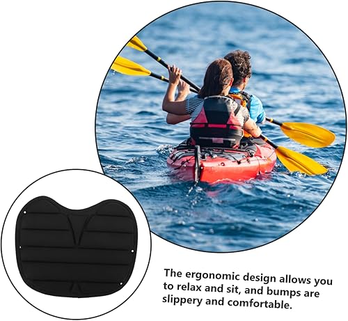 Miniatura 6 de Cojín ergonómico para asiento de kayak, cómodo acolchado para kayak, canoa, pesca, Bo
