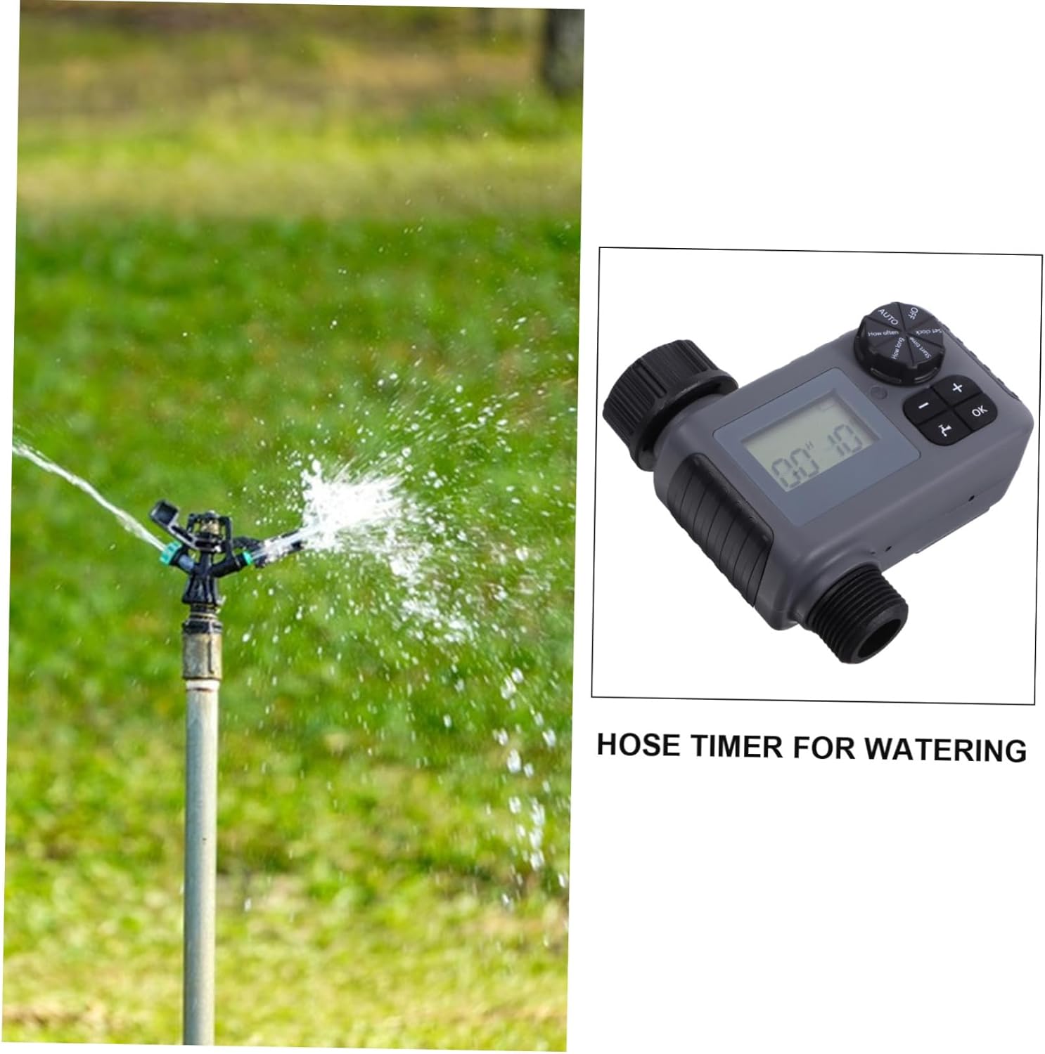 Programmable Water Timer for Garden Hose Automatic Digital Sprinkler Timer for Efficient Lawn and Irrigation User Friendly Easy Watering Control System for Indoor