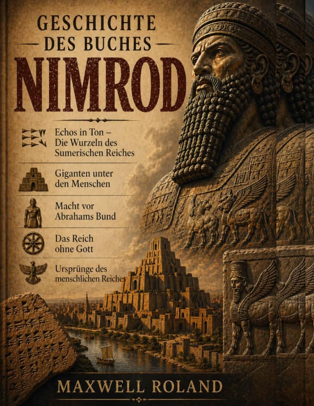 GESCHICHTE DES BUCHES NIMROD:: Echos in Ton – Die Wurzeln des Sumerischen Reiches – Giganten unter den Menschen – Macht vor Abrahams Bund – Das Reich ohne Gott – Ursprünge des menschlichen Reiches