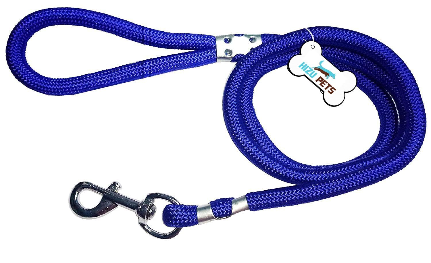 Hizu Pets Heavy Duty Dog Leash Stylish Nylon Red Rope Dog Cord Training Leash for Small to Medium Sized Dogs with Strong Hook (Blue, Medium Plain Leash) (Blue, XX-Large Plain Leash) (B0CM3RP64H) Amazon Price History, Amazon Price Tracker