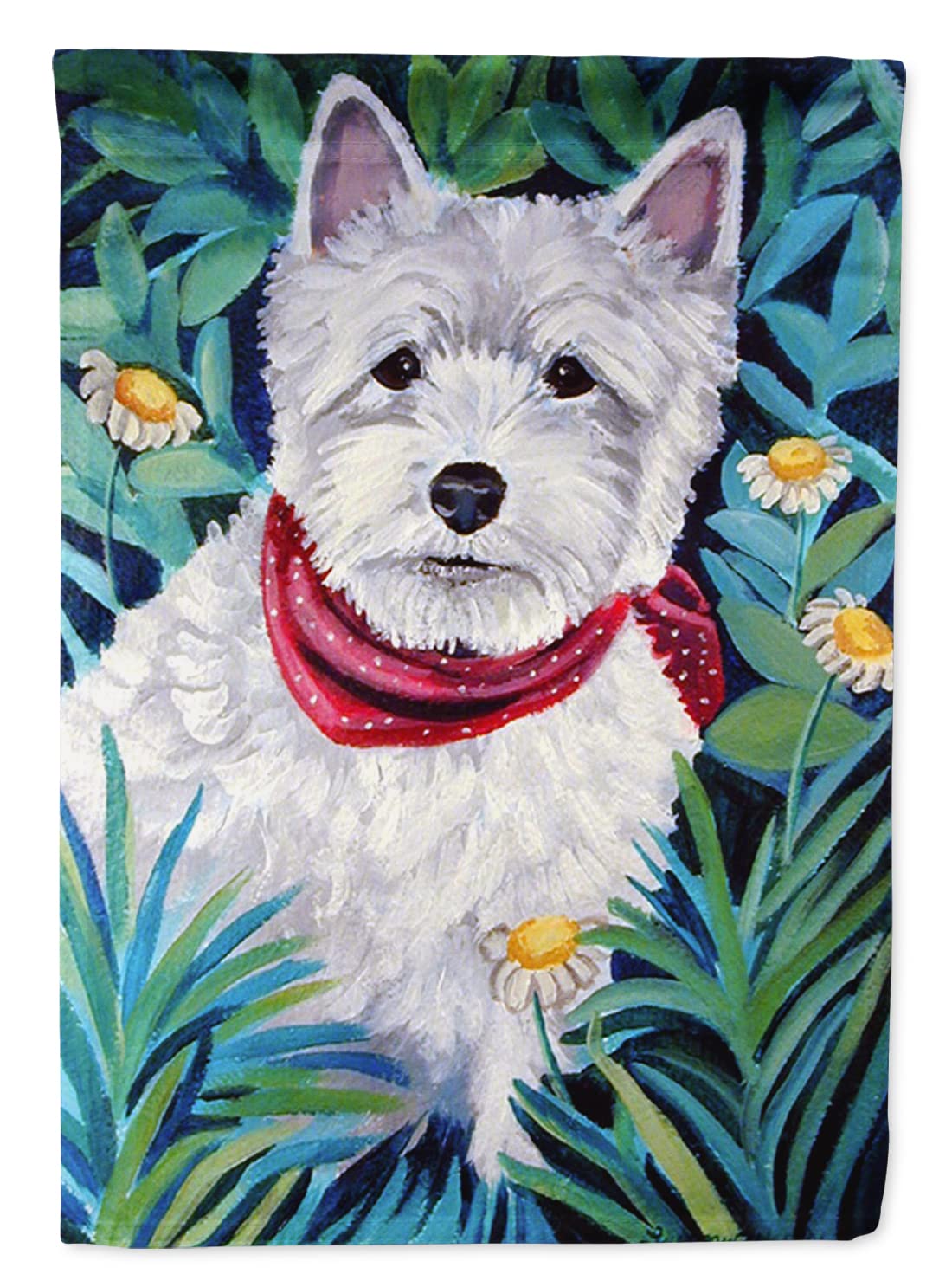 Drapeau Westie de maison en toile multicolore Caroline's Treasures 7066CHF