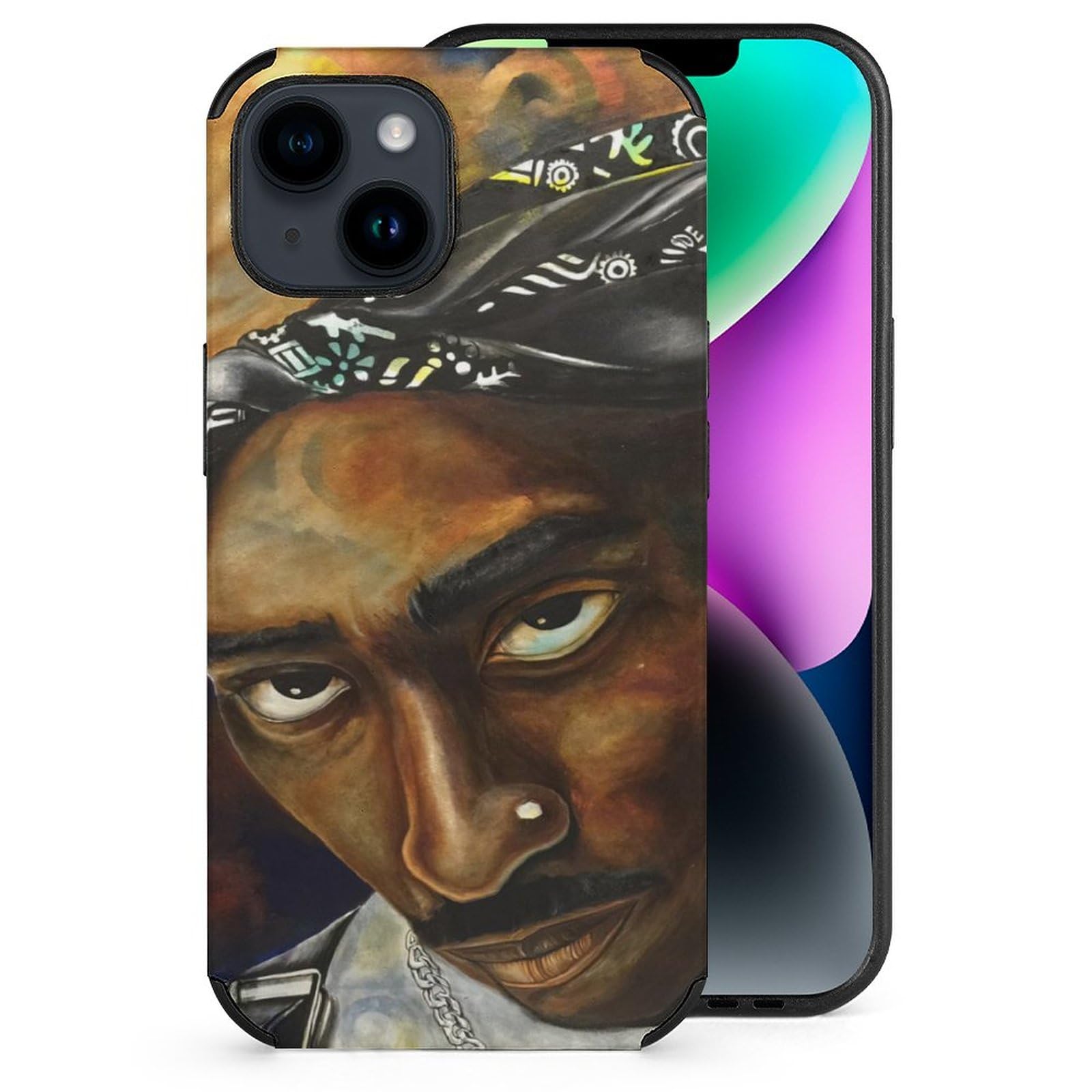 2pac iPhone14 Pro Max スマホケース ブラック Amazon.co.jp: 2PAC Tupac iPhone 14 Pro Maxケース レザー