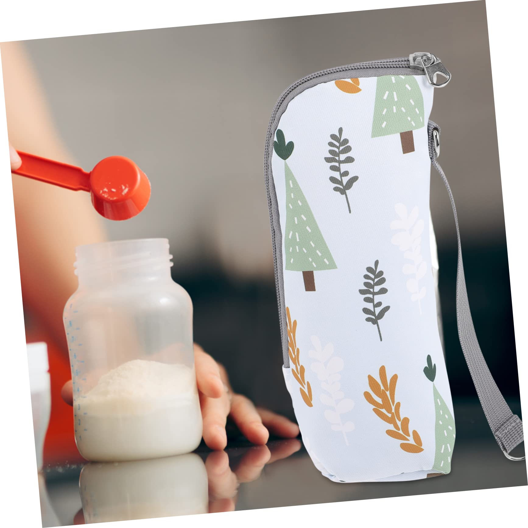 ibasenice 4piezas Bolsa Térmica para Biberones Portátil Aislamiento para Leche Materna para Bebés y Paseos