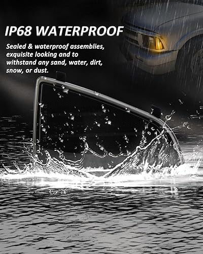 Miniatura 5 de Bestview Conjunto de luz de esquina delantera compatible con Chevy Blazer S10 1994-1997, diseño de arnés mejorado, lado del conductor y del