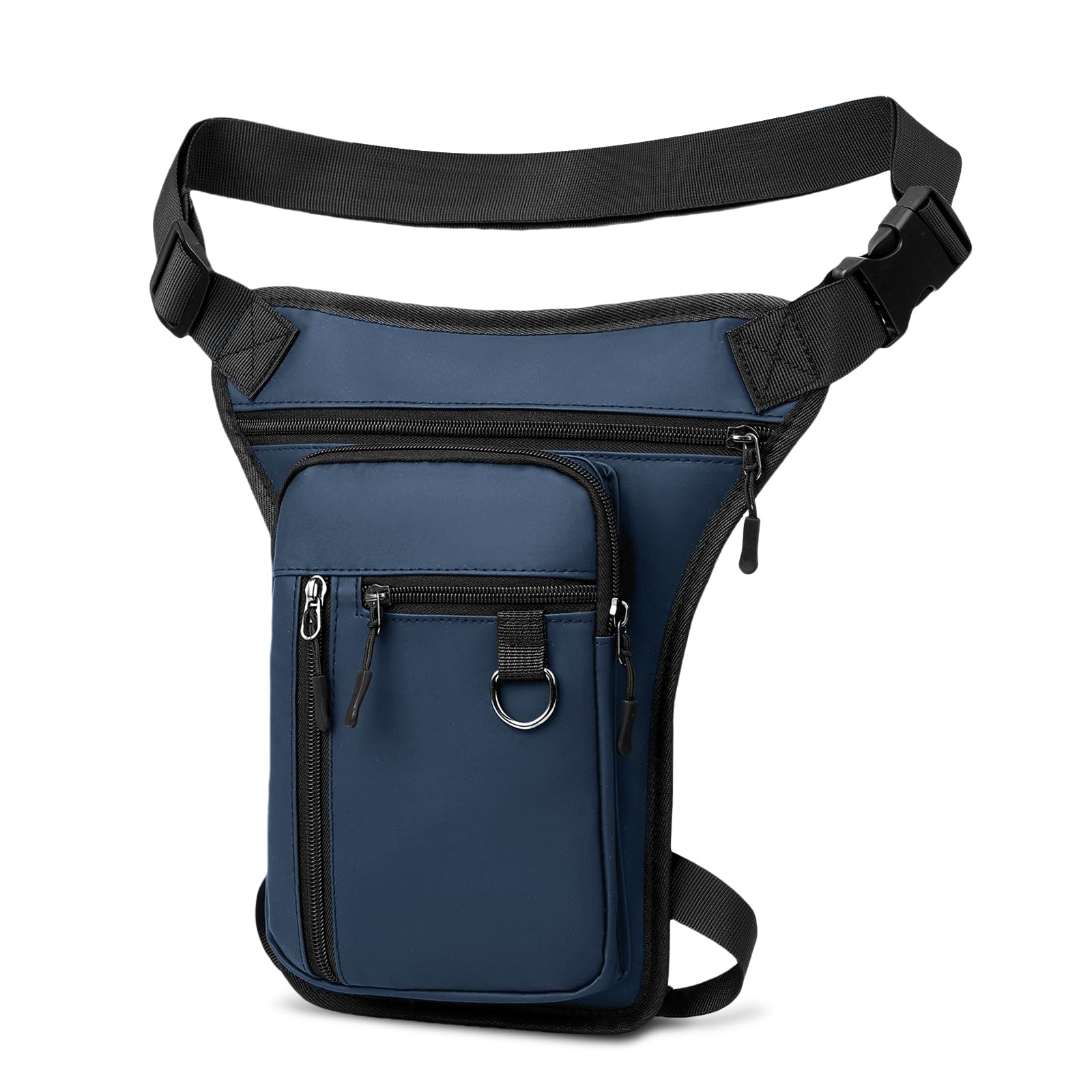 Flintronic Motorcycle Leg Bag, Hiking Waist Pack, Thigh Fanny with Adjustable Waist and Thigh Strap, Multi-Function Sports Pouch Bag, for Men Women Cycling Running Traveling and Fishing