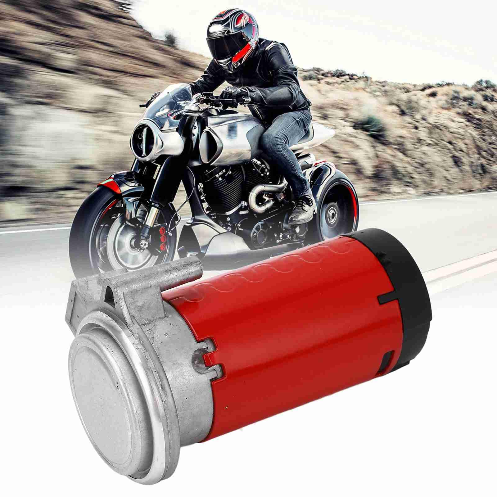Kompresor Powietrza 12V do Samochodu, 105-115 Db Elektryczny Silnik Sprężarki Powietrza do Samochodów Ciężarowych łodzie Akcesoria Motocyklowe