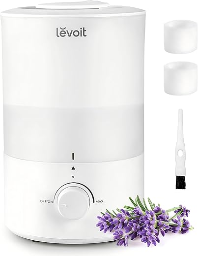 LEVOIT Humidifiers for Bedroom, Quiet (3L Water Tank)…