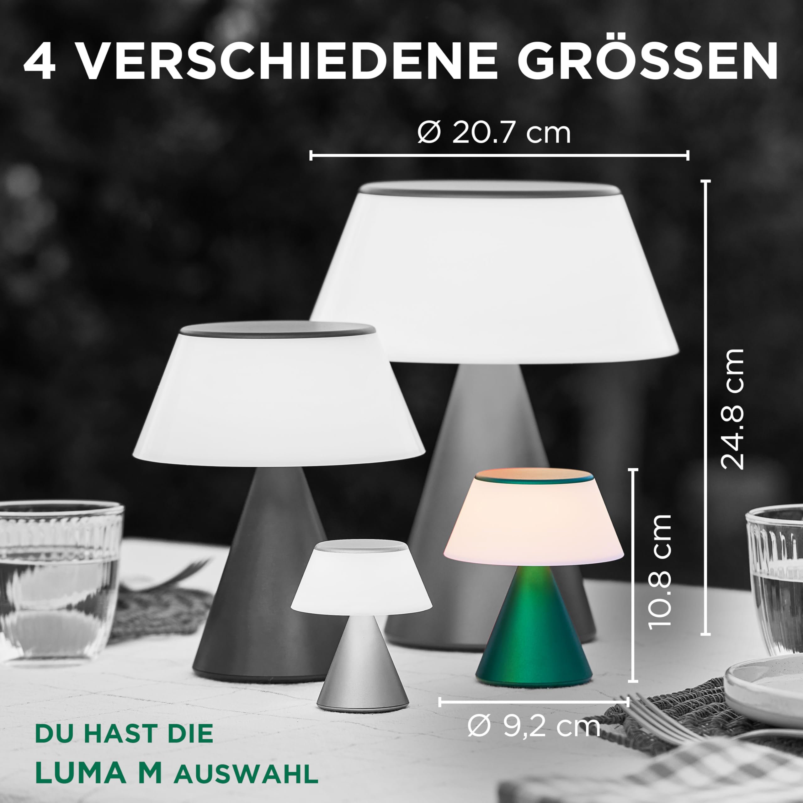 Lexon LUMA M LED-Schreibtischlampe, kabellose Tischlampe mit Dimmfunktion und Multi-Lampen-Synchronisation, 9 Lichtfarben für Büro, Schlafzimmer und Nachttisch, Rosa
