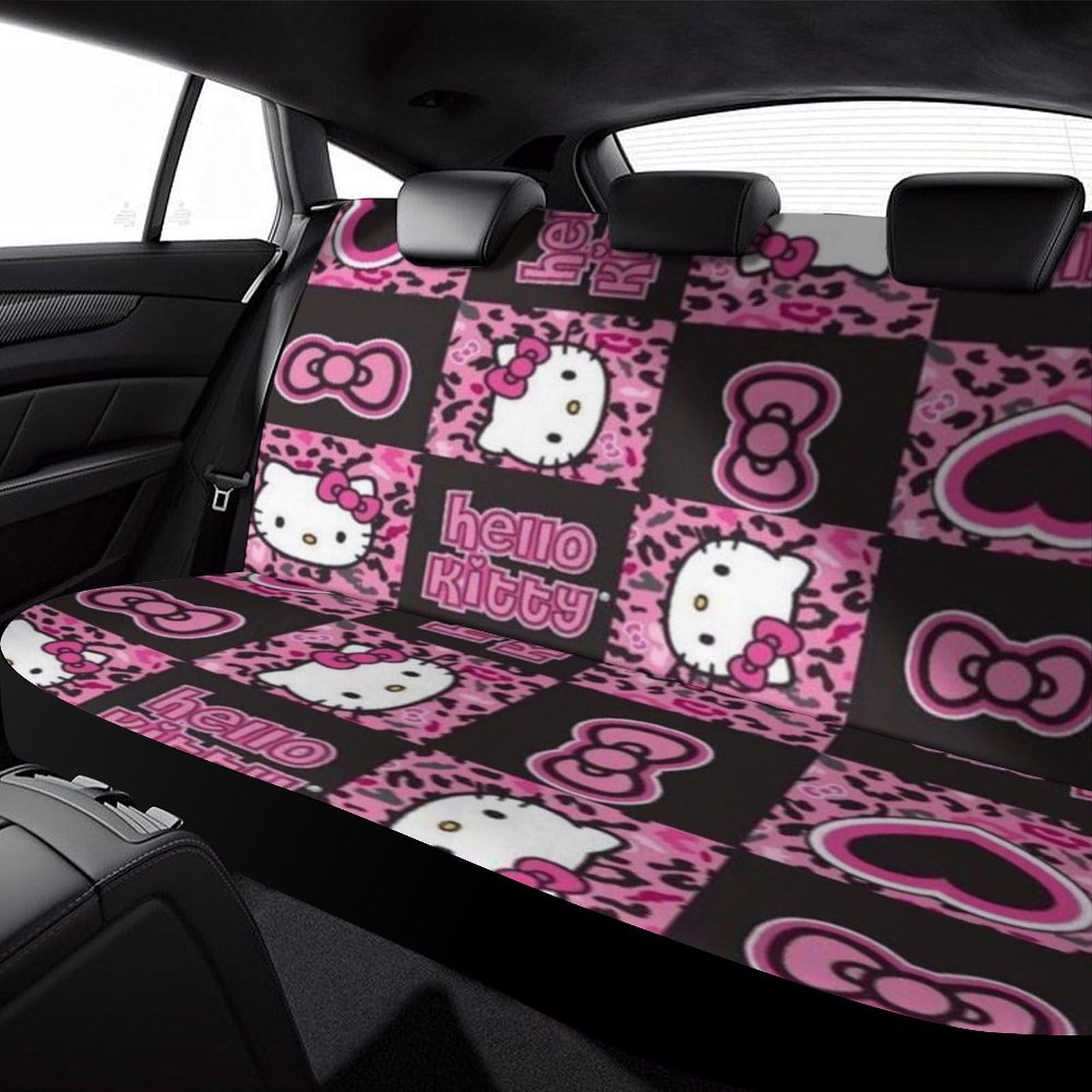 Amazon | ハローキティ ヒョウ柄 カーシートカバー 車シートカバー