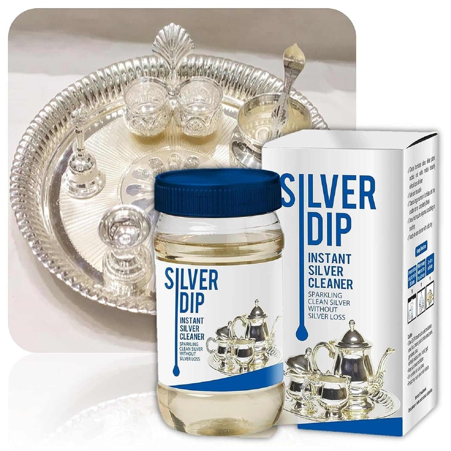 DISENO Silver Dip Modicare Instant Silver Cleaner Sparkling Clean Silver Without Silver Loss -(Silver Dip Modicare Cleaner) -300ML (B0DHXDF4VX) Amazon Price History, Amazon Price Tracker
